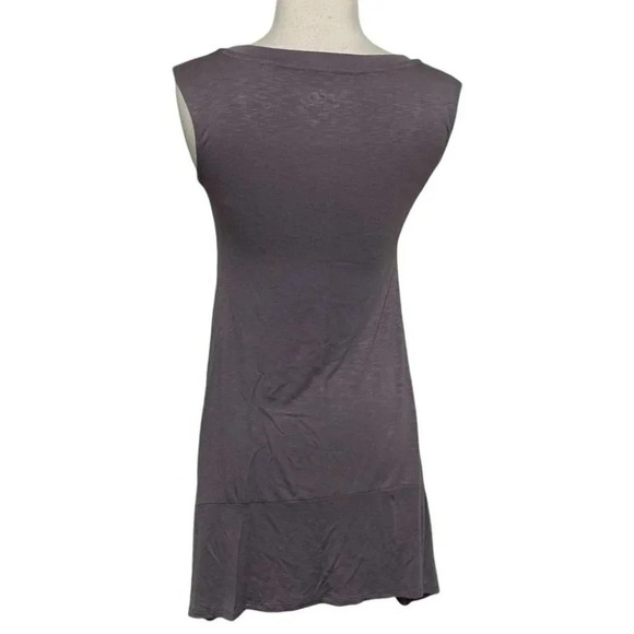 LOGO by Lori Goldstein XXS sleeveless hip length tunic with pockets - Picture 3 of 6